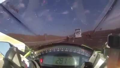 Asshole almost hit 300, before reality hit him&hellip;