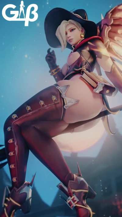 Witch doctor Mercy wants your cock~ (General Butch) [Overwatch}