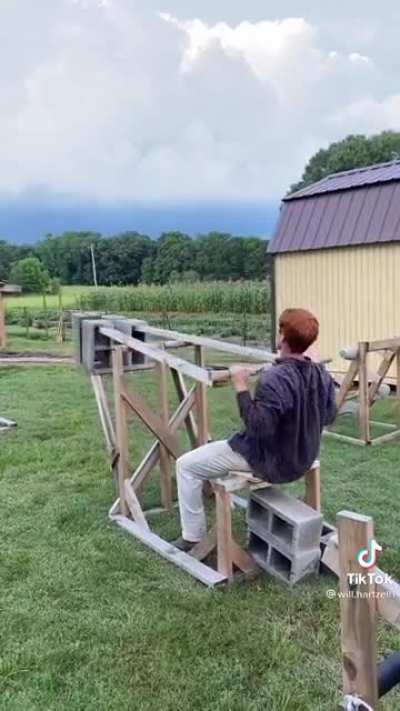 Homemade gym