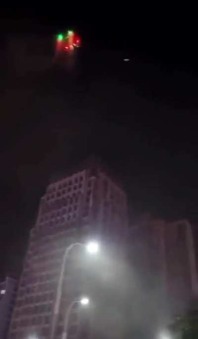 Drones spraying something somewhere in China