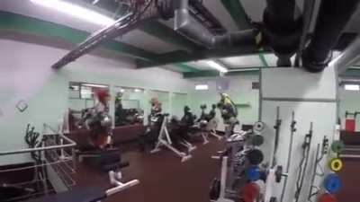 I put the gigachad phonk by Memnicus over that one video of knights working out, feel free to use