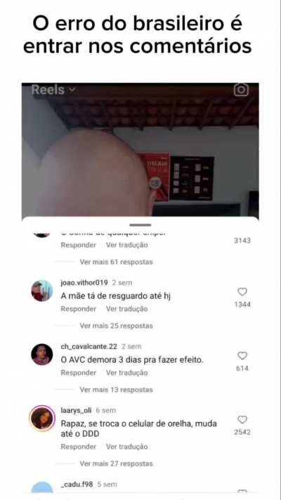 O erro do brasileiro &eacute; entrar nos coment&aacute;rios