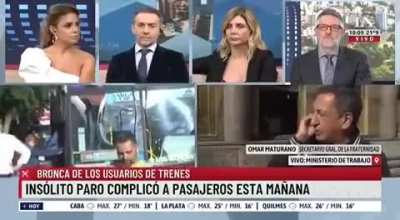 El sindicalista multimillonario de trenes Omar Maturano (que vive en una mansión de Belgrano R) dice que los laburantes se tomen un taxi y se dejen de romper los huevos.