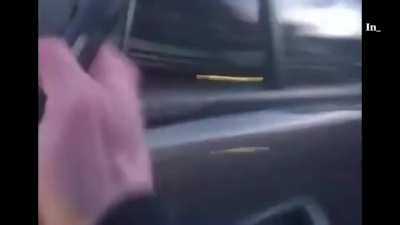 NYPD Police can't find any drugs in the car so cop just plants one himself and then fist bumps his mate
