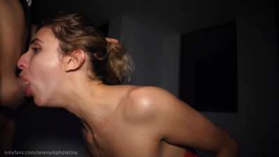 Grabbed by The Ponytail for The Deepthroat Throatpie!