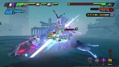 (2.8.1 beta) | M0W1 Promeia/M1W1 Vivian/M0W0 Yuzuha (6 Cost) vs  Notorious: Dead End Butcher (179MHP) Score:65k