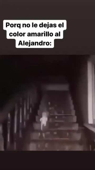 Por que no le dejas el amarillo al waton culiao
