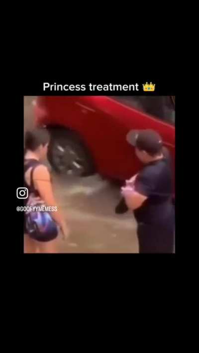 Giving her a princess treatment