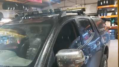 Just a service. Customer has turned his car into a death trap.