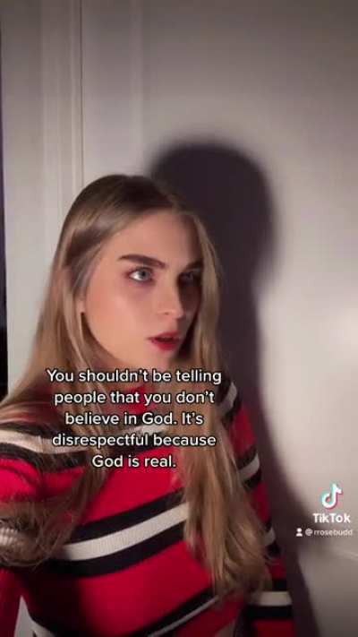 Some religious people love to say &ldquo;don&rsquo;t push your beliefs on others&rdquo; but will say you&rsquo;re going to hell if you&rsquo;re an atheist.