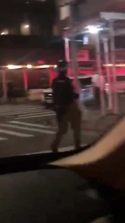 "People stuck in traffic are witnessing NYPD beat up folks on their way home"