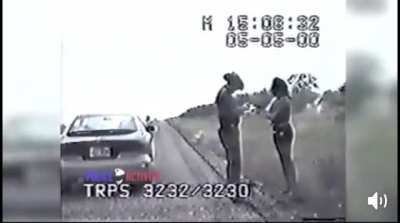 Of this cop being a fortune teller