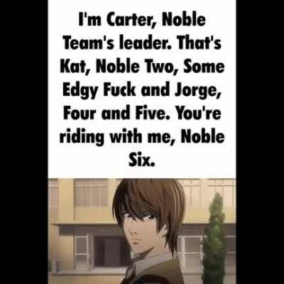 Halo Reach, except it's anime gifs