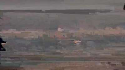 Turkish MRAP being targeted by an ATGM Afrin 2022