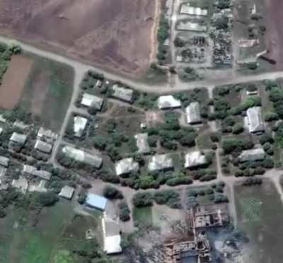 What the plague called the "Russian world" looks like on satellite images.