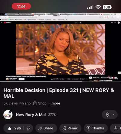 The first tits being Queen Latifah&rsquo;s for Mal is sick asf 🤣🤣🤣🤣🤣.