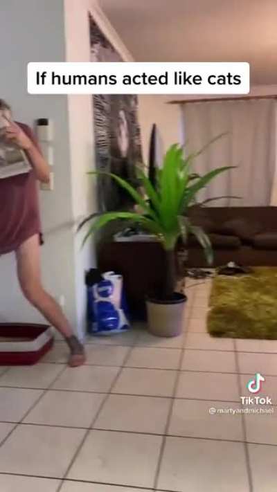 Staged but funny