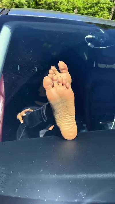 Latina soles on the dash