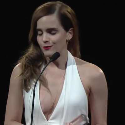 Emma Watson is great at speeches.