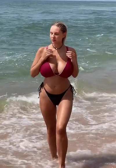 On the beach