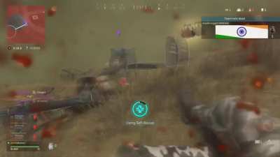 Squad mate made the ultimate sacrifice to help us secure the win.