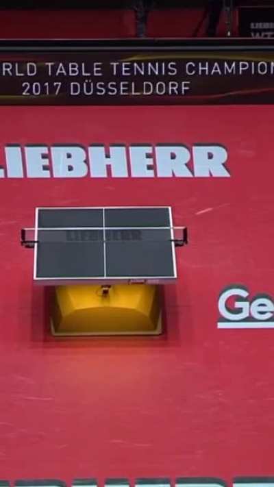 Insane table tennis rally