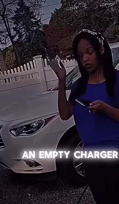 Don't mind her, she's just charging her car- "my husband's an attorney"
