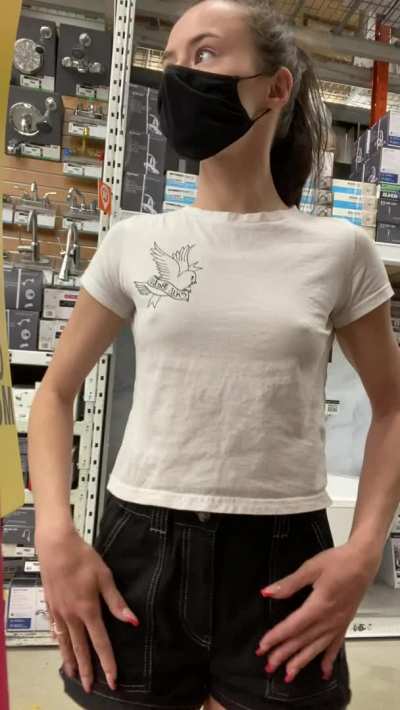 Home Depot 😋 I hope at least one person catches this on the security cameras [gif]