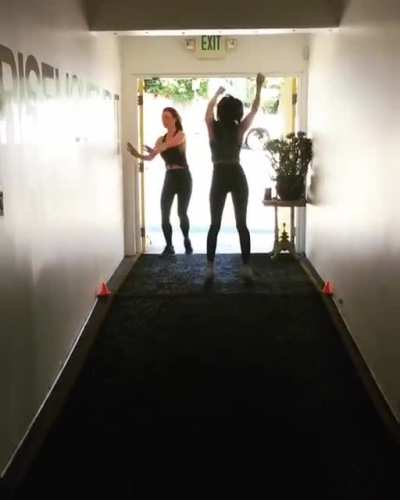 Betty Gilpin and Alison Brie
