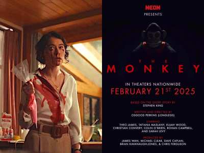 Tatiana promotes her upcoming film The Monkey on Blank Check with Griffin &amp;amp; David