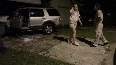 Drunk driver hit OUR garage and calls US assholes&hellip;
