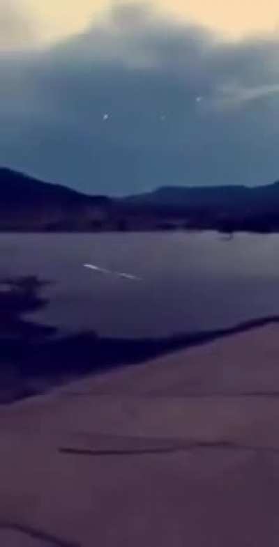 Bullets bounce on water . So Impressive