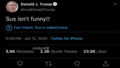 Obama when when Trump sus