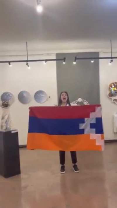 At Yerevan Academy of Arts. &ldquo;Arrants Turki Hayastan&rdquo; - &ldquo;Armenia without Turks&rdquo;.