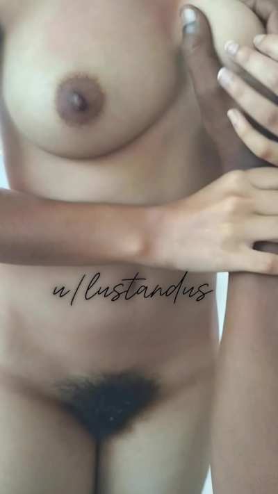 &ldquo;Boyfriend pressing my boobs HARD + hairy 🍑 out 👅🥵 &mdash; wanna join the fun?&rdquo; (f)