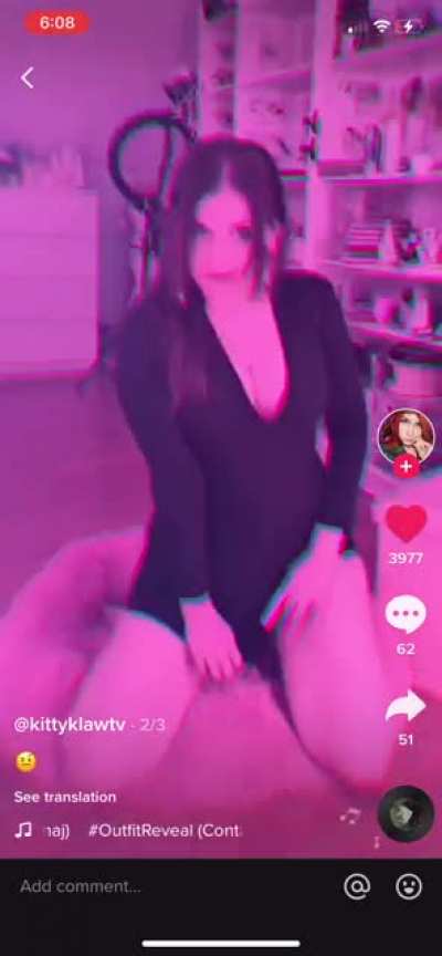 On her TikTok (don&rsquo;t know if it was already here)