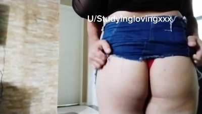Big ass and denim skirt - oc