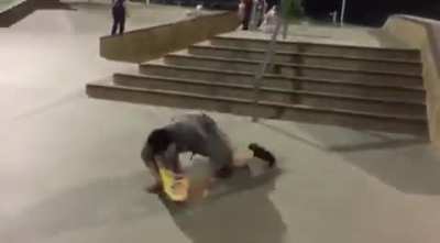 Kicked myself in the nuts with a prosthetic foot