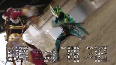 Kamen Rider Kenzan "opening" in the style of Revice