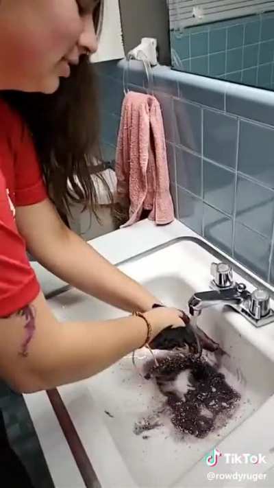 It&rsquo;s not washing off