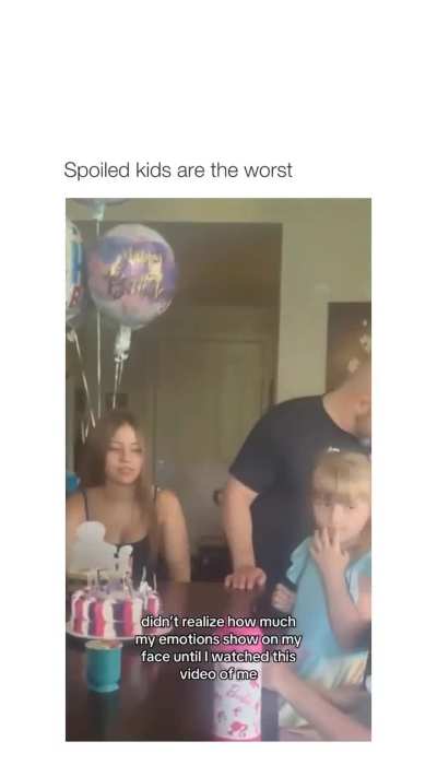 couldn't let the birthday girl have her moment