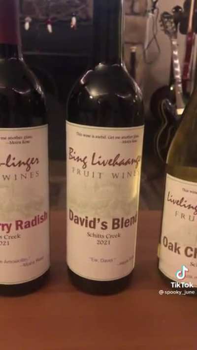Schitt's Creek wine
