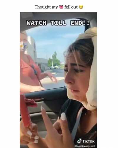 Girl absolutely razed on narcotics thinks she took her tongue out