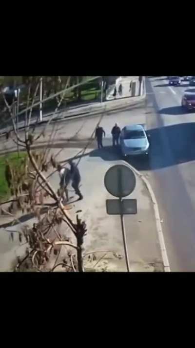 skid on slippery pavement