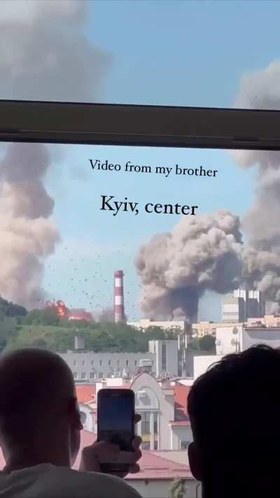  Another video of today strike in Kyiv