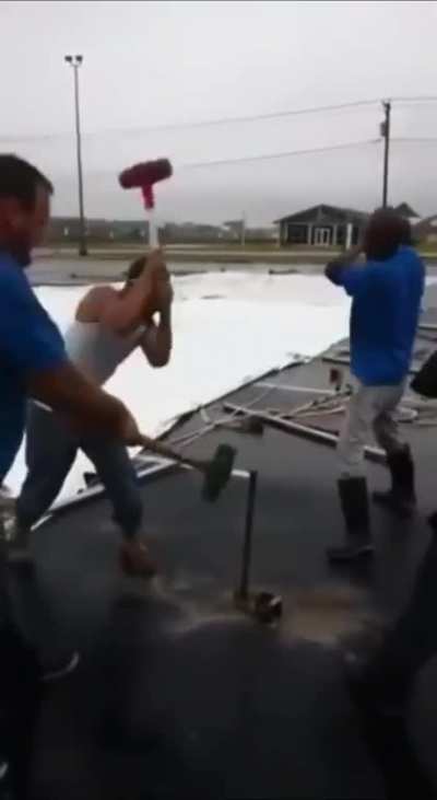 We all hammer together