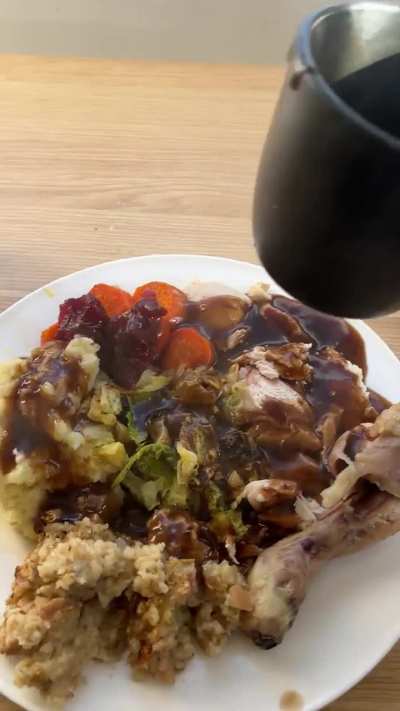 Sunday lunch on Tuesday (16 second video)
