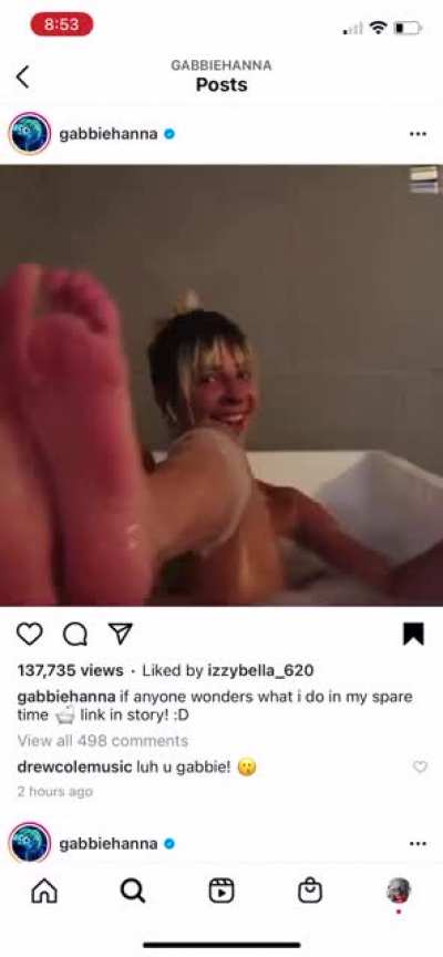 Gabi Hannah&rsquo;s crazy ass