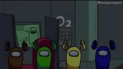 All my crewmates crowding the Admin room during the oxygen crisis while I go try and fix in O2