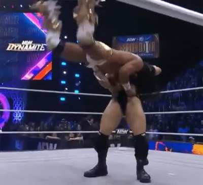 MJF had a little slip